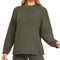 Zenana Round Neck Knit Top and Shorts Sweater Set