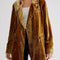 Lapel Collar Button Up Blazer