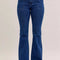 Judy Blue High Waist Flare Jeans with Front Patch Pockets