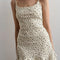 Floral Print Ruffle Hem Cami Lounge Dress