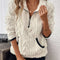 Cozy Sherpa Half Zip Sweatshirt